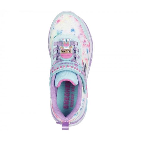 Zapatilla Niña Snuggle Sneaks Skech Squad Verde Skechers-1