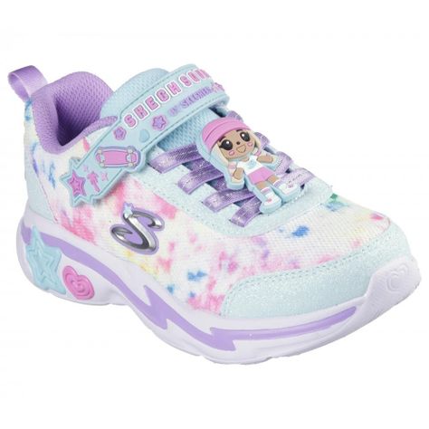 Zapatilla Niña Snuggle Sneaks Skech Squad Verde Skechers-4