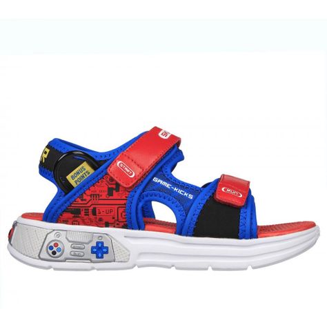Sandalia Niño Power Splash Rojo Skechers-0