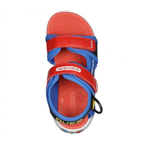 Sandalia Niño Power Splash Rojo Skechers-1
