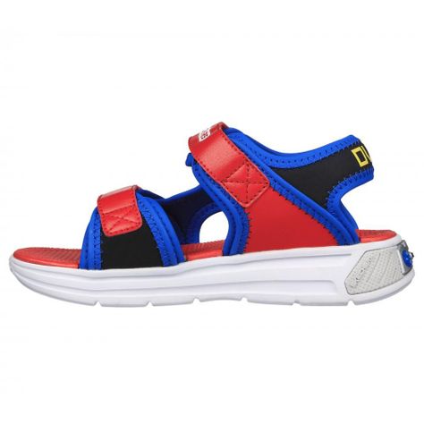 Sandalia Niño Power Splash Rojo Skechers-3