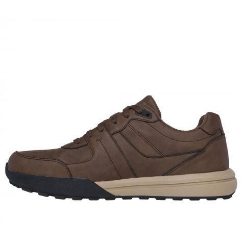 Zapatilla Hombre Netson Gander Café Skechers-3