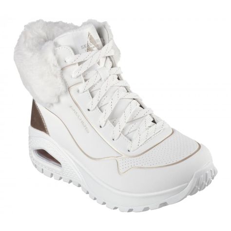 Bototos Mujer Uno Rugged Fall Shimmer Café Skechers-4