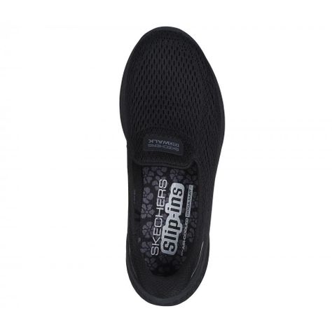 Zapatilla Mujer Go Walk Now Ivy Negro Skechers-1