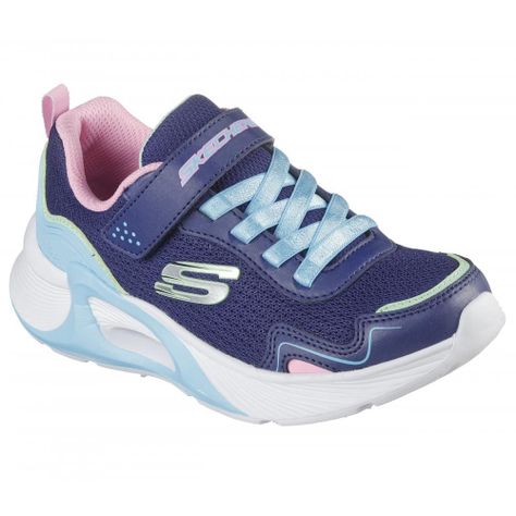 Zapatilla Niña Tide Tech Azul Skechers-4