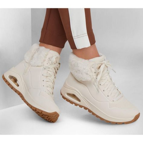 Botín Mujer Uno Rugged Fall Air Beige NT Skechers-1