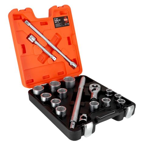 Juego De 17 Herramientas Dados 3/4 De 22 A 50mm Slx 17 Bahco-0
