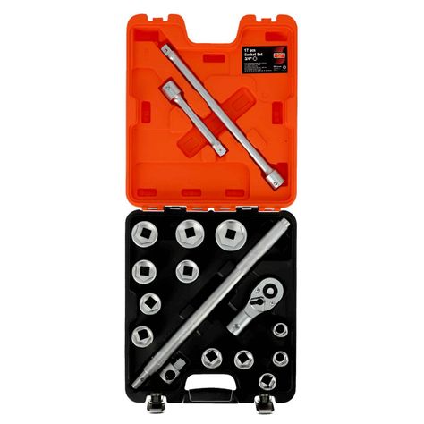 Juego De 17 Herramientas Dados 3/4 De 22 A 50mm Slx 17 Bahco-1