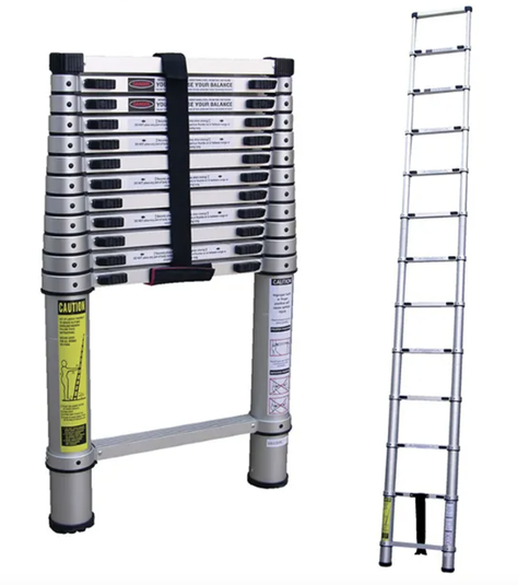 Escalera Articulada Aluminio Multiproposito 3.8m Resistente-4