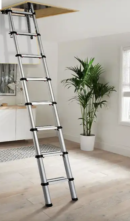 Escalera Articulada Aluminio Multiproposito 3.8m Resistente-5