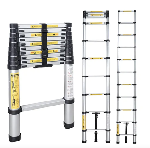 Escalera Articulada Aluminio Multiproposito 3.8m Resistente-1