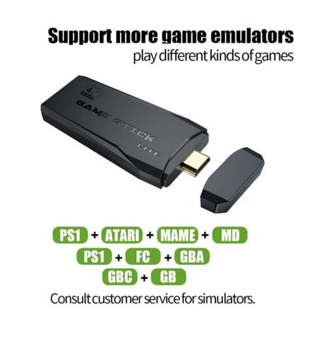 Consola De Video Juegos Con 10000 Juegos Incorporos Game Stick 64G-2