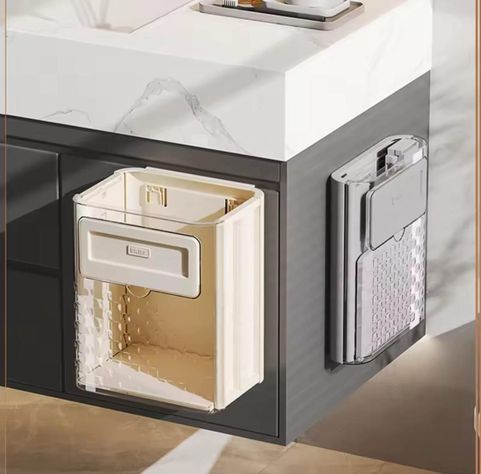 Basurero Plegable Para Cocina Papelero Portátil-1