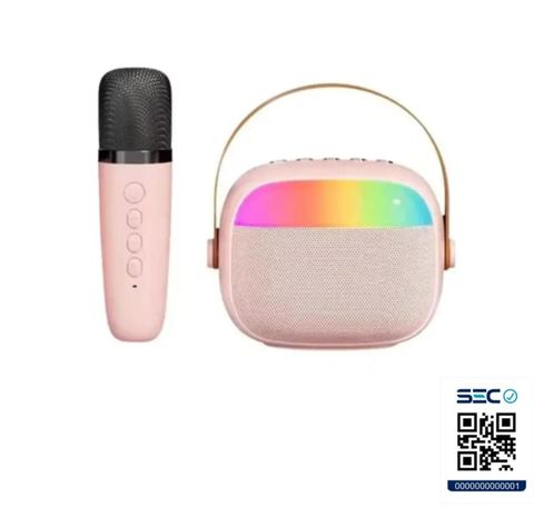 Parlante Bluetooth Con Luz Y 1 Microfono-1