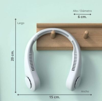 Ventilador De Cuello Portatil Recargable USB-2