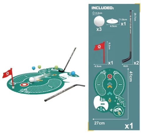 Mini Juego De Golf Para Niños Lona De Golf-2