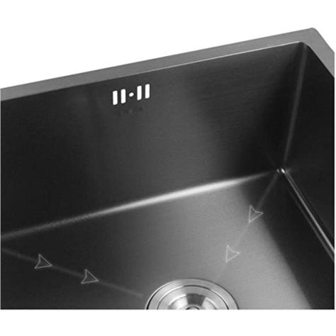 Lavaplatos Negro 44x44 2MM-2