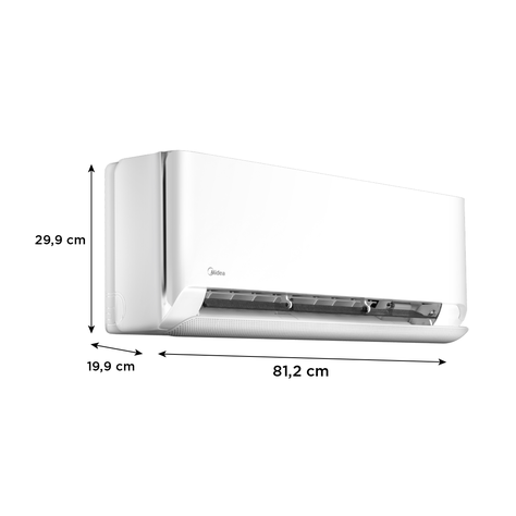 Split muro Midea Breezeless12K 12,000 Btuh Inverter-4