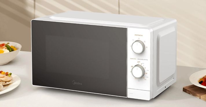 Microondas mecánico 20 litros Blanco MMP-20M711W-2