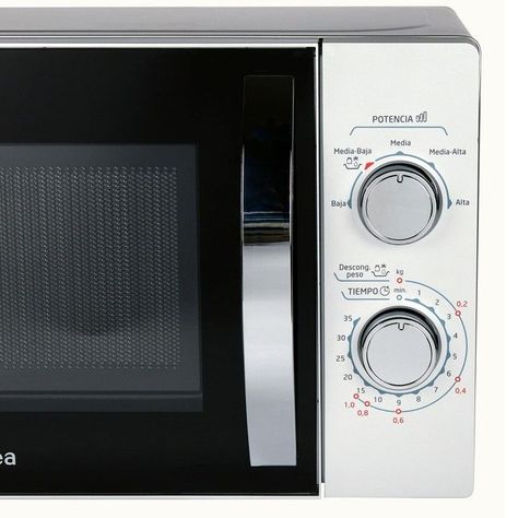 Microondas mecánico 20 litros Silver -5