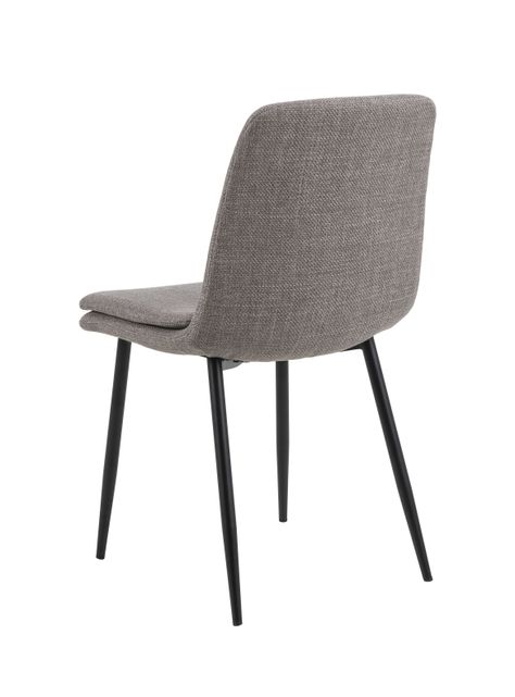 Silla De Comedor Fredda Gris Set De 4 Unidades-5