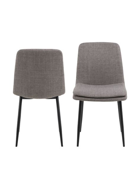 Silla De Comedor Fredda Gris Set De 4 Unidades-6