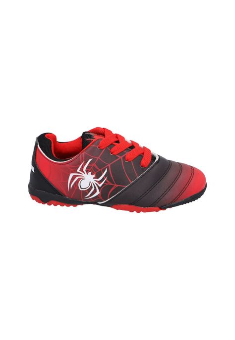 ZAPATO BABY FUTBOL INFANTIL SPIDERMAN ROJO-0