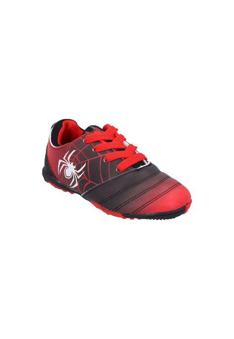 ZAPATO BABY FUTBOL INFANTIL SPIDERMAN ROJO-1