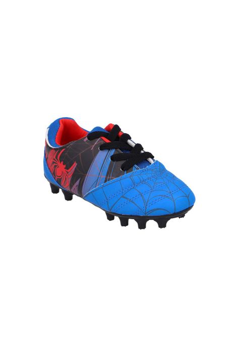 ZAPATO FUTBOL INFANTIL SPIDERMAN AZUL-1