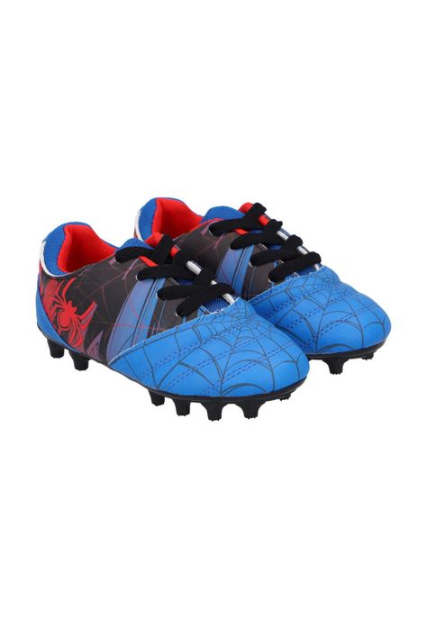 ZAPATO FUTBOL INFANTIL SPIDERMAN AZUL-2
