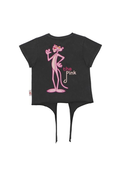 POLERA MANGA CORTA PINK PANTHER ACERO-0