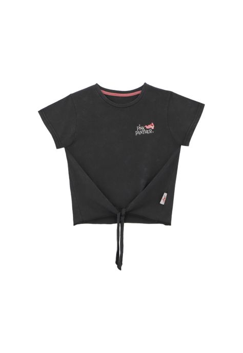 POLERA MANGA CORTA PINK PANTHER ACERO-1