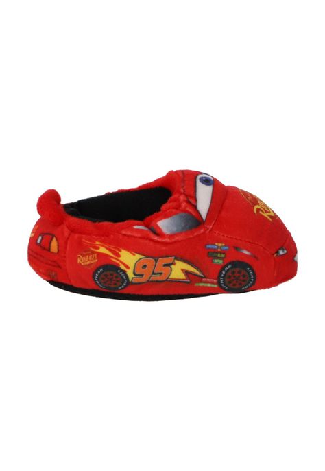 PANTUFLA BEBÉ 3D CARS ROJO-0