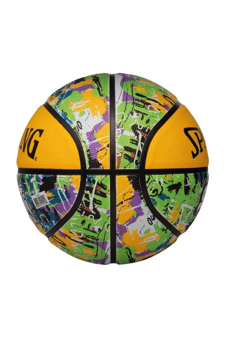 Balón de Básquetbol Graffiti Series Tamaño 7 Verde Amarillo-2