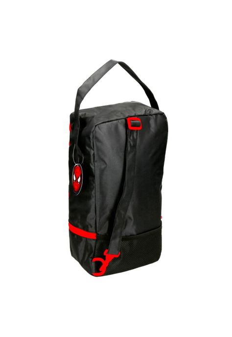 BOLSO PORTA ZAPATOS SPIDERMAN NEGRO/ROJO-1