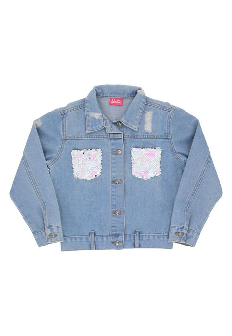 CHAQUETA DENIM LIGHT BARBIE-0