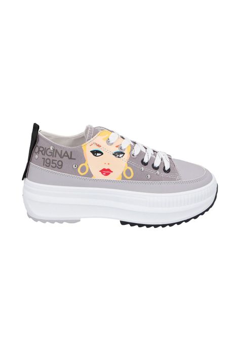 ZAPATILLA CON PLATAFORMA BARBIE MUJER-0