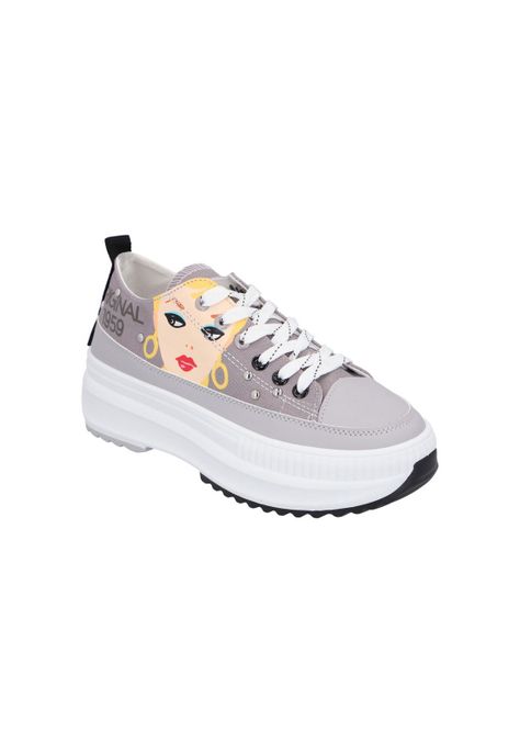 ZAPATILLA CON PLATAFORMA BARBIE MUJER-1