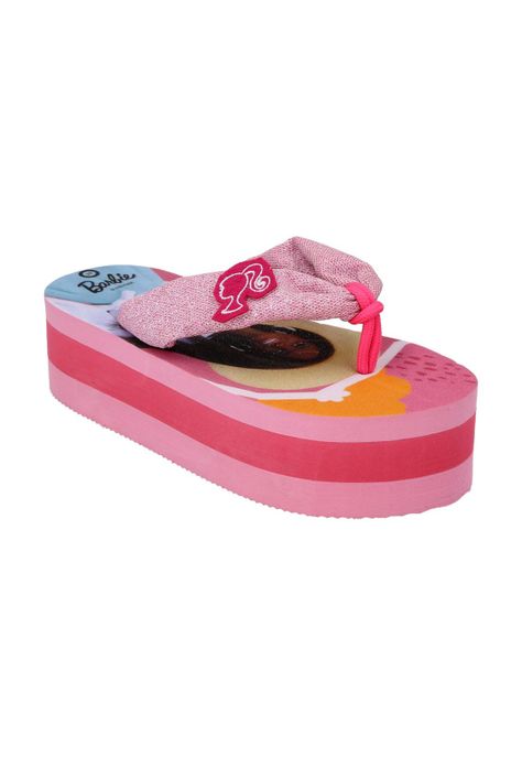 SANDALIA FLIP FLOP ALTA BARBIE ROSADO-0