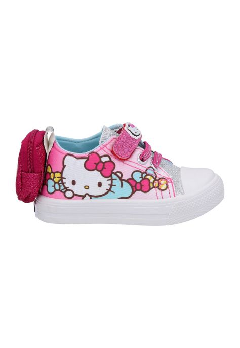 ZAPATILLA LONA BAJA HELLO KITTY ROSADO-0