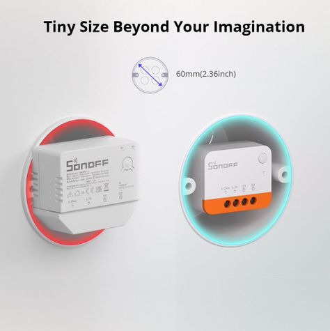 Interruptor Zigbee Sin Neutro Sonoff Mini Extreme ZBMINIL2-4