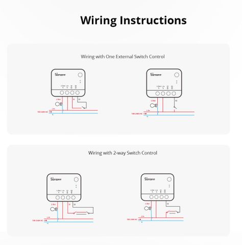 Interruptor Zigbee Sin Neutro Sonoff Mini Extreme ZBMINIL2-5