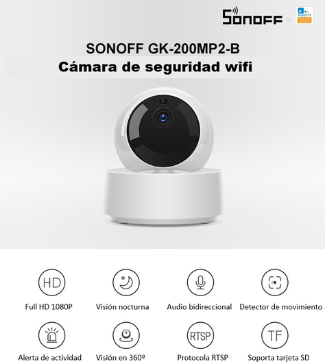 Cámara Sonoff WiFi eWeLink-2