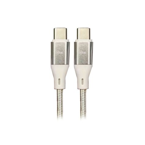 Cable USB Tipo C a Tipo C de 1m Gris - Mlab-0