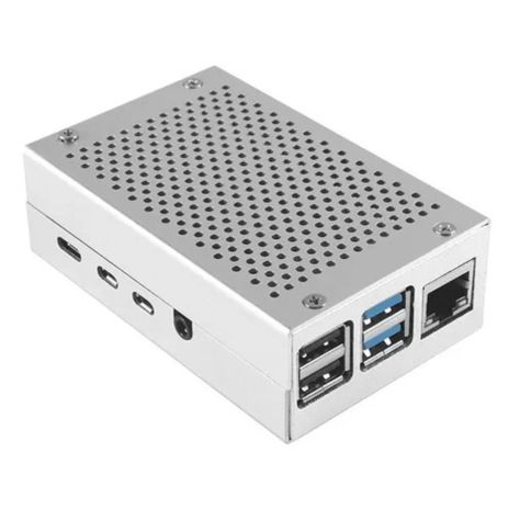 Caja metálica para Raspberry Pi 4 B con ventilador-2