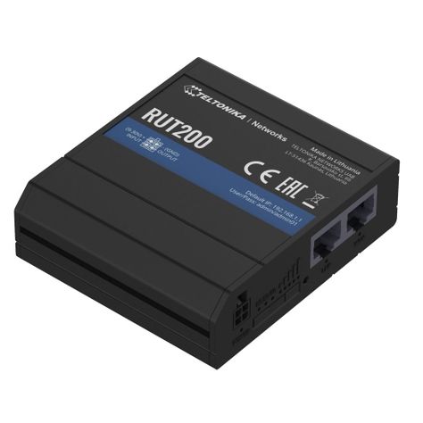 Router Celular Industrial 4G Cat4 Teltonika RUT200 WiFi-0