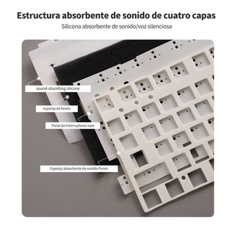 Teclado Mecánico Español 75% RK R75 Blackberry - Royal Kludge-4