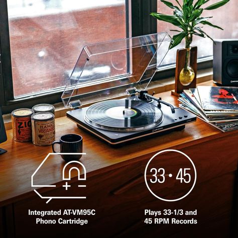 Tornamesa Bluetooth Audio-Technica AT-LP70XBT-BZ Bronce-6