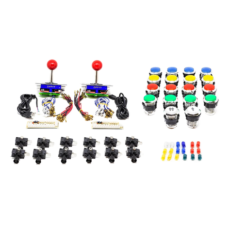 Kit de Controles para Arcade con Botón para 2 Jugadores-0