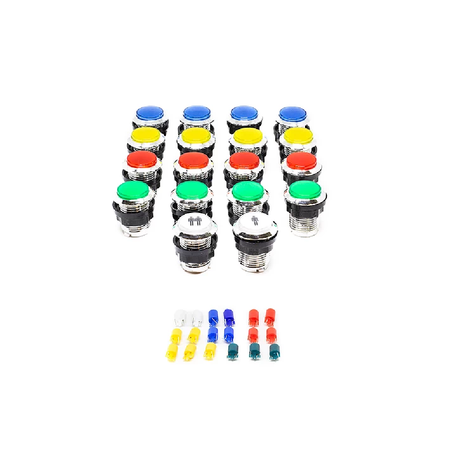 Kit de Controles para Arcade con Botón para 2 Jugadores-1